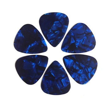 100ks balenie celuloid svetlé pearloid white pearl blue pearl gitara plectrum vybrať v rôznych hrúbkach a farebných