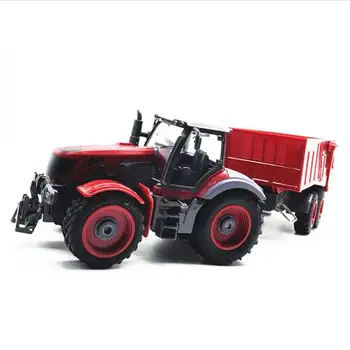 Poľnohospodár Traktora auto 1:28 2.7 MHZ Rádio Remot Kontrolu Konštrukcie RC car Dump truck Pre Deti narodeninám Hračky