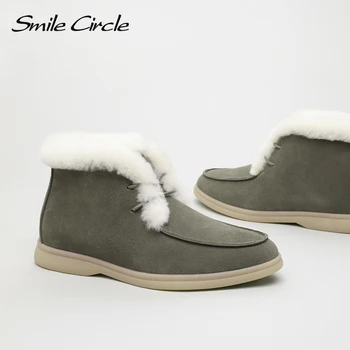 Členkové topánky, semiš topánky, teplé zimné topánky, dámske topánky snehu