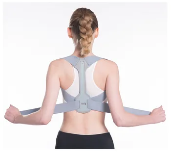 Nastaviteľné chrbtice, držanie tela Corrector Späť Ramene Narovnať podpory Ortézy Pás Clavicle camelback unisex