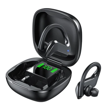 MD03 TWS Bluetooth 5.0 Wireless Touch Slúchadlá s Digitálnym Displejom Charge Box
