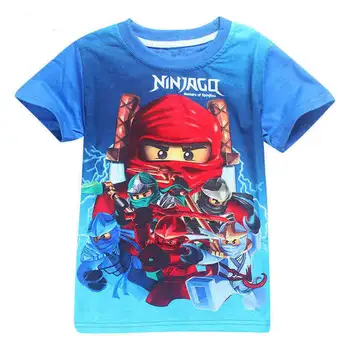 Ninja Chlapci T-shirts 2019 Lete Ninjago Tričká Pre Dievčatá tshirt Ninjago Kostým Chlapcov, Oblečenie pre Deti, Oblečenie Top Tees 4-10y