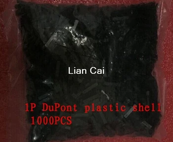 1000PCS/VEĽA 1P Dupont Jumper Drôtené Káblové Bývanie Žena Pin Konektor DuPont plastové shell 2.54 mm Ihrisku
