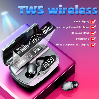 G6 TWS Bezdrôtové Slúchadlo Dotykový Bluetooth 5.1 zátkové chrániče sluchu V Uchu Stereo Hudby TWS Slúchadlá Športové Vodotesné Slúchadlá Slúchadlá