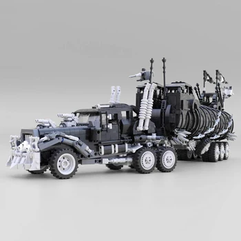 Upravené vozidlo Technickej Série Vojny Plošinu môže Mad-Max Movie Zber Model Stavebné Bloky Súpravy Nastaviť Tehly Hračky