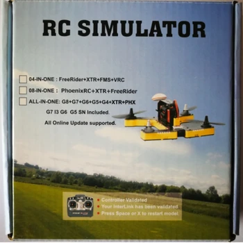 Inovovaný 22 v 1 Simulátor 22in1 RC USB Flight Simulator Kábel Podporu Realflight G7 Phoenix 5.0 AEROFLY FMS Série