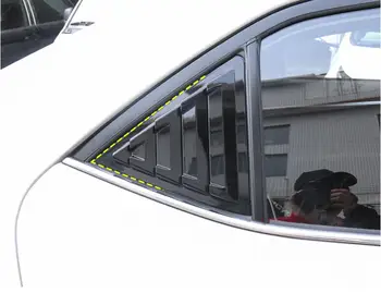 2 ks ABS Uhlíkových Vlákien Dvere Okná Žalúzie Rám okenný Parapet Liatie Výbava Pokrytie Hodí Pre Toyota Corolla 2016 2017 2018