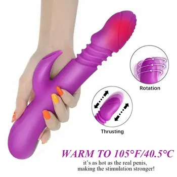 Králik vibrátory Vibrátor G-Spot Multispeed Masáž Dospelých Žien silikónové Sex nástroje, výrobky stroj hračky pre páry žena, erotické
