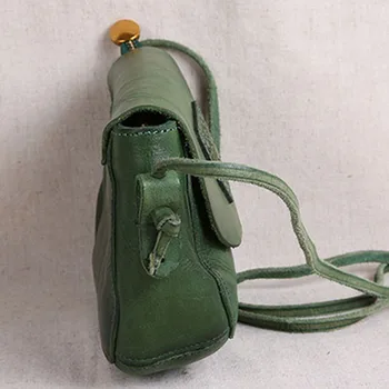 AETOO High-grade nové originálne ručne vyrábané kožené kabelky mini taška kožené umenie jednoduché rameno