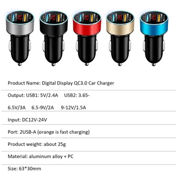 QC3.0 Rýchle Nabíjanie Auto Nabíjačka Micro USB Kábel Pre Samsung J2 J4 J6 J7 A6 A7 A8 Plus 2018 A520 J330 J510 J530 A720 Nabíjačka Telefónu
