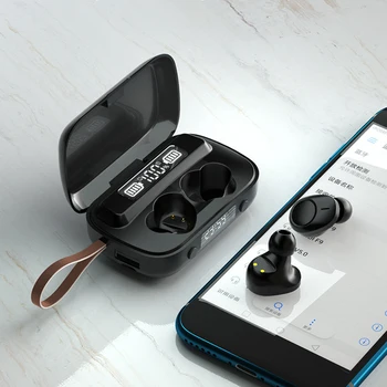 Bluetooth 5.1 Slúchadlá Športové Nepremokavé A13 TWS Bezdrôtové Stereo Slúchadlá Hudbu Touch Slúchadlá Digitálny Displej Univerzálny