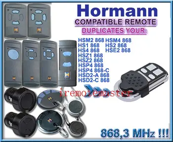 10pcs Hormann diaľkové ovládanie Kompatibilné s HSM2, HSM4 868MHz diaľkové rozmnožovacie Veľmi dobré