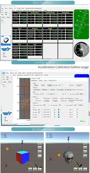 WitMotion SINET 2-osi Snímača Naklonenia Digitálne Uhol Inclinometer a Elektronických (0/3.3 V ) Budík a Vodotesný IP67 a Anti-vibračná