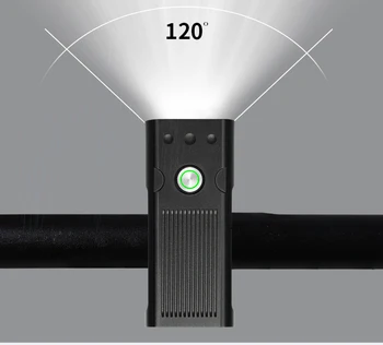 20000Lums Bicyklov Svetla L2/T6 USB Nabíjateľné 5200mAh Svetlo na Bicykel IPX5 Vodotesný LED Reflektor ako Power Bank Bike Príslušenstvo