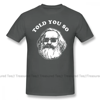 Karl Marx T Shirt Karl Marx Povedal, Tak T-Shirt Základné Krátke Rukávy Tee Tričko Plus veľkosti Mužskej 100 Percent Bavlna Úžasné Tričko
