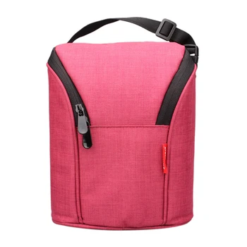 4L Tri plechovky trúby kabelka, taška na fľašu hliníkové obed box vrece multi-farebné voliteľné malý, ľahký obed taška