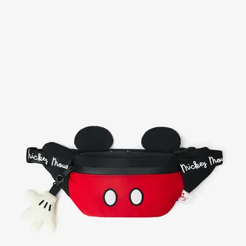 Disney je Nové detské Kabelka Chlapci Ramenný Jar a v Lete Mickey Mouse Pás Taška Taška Plyšové
