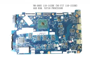 KEFU, CG420 NM-A805 Notebook základnej Dosky od spoločnosti Lenovo 110-14IBR Notebook DOSKE,4GB RAM. N3710 /N3060 PROCESOR