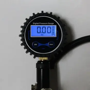 Digitálny Pneumatiky Nafukovacím s tlakomerom Ťažkých Automatické Nafukovanie Vzduchu Zbraň 0-200 PSI