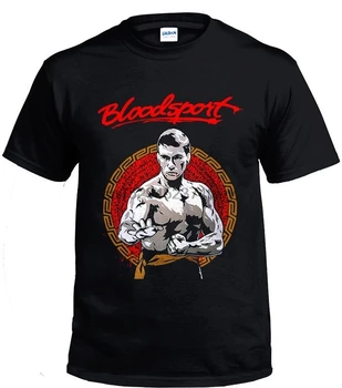 V pohode Človek Van Damme - Bloodsport Klasické Filmové Mens T-shirt Veľkosti S-3xl Bežné Topy