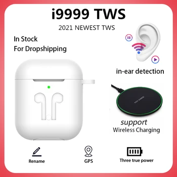 Pôvodné i9999 TWS Blutooth Slúchadlá 1:1 In-Ear Bezdrôtové Slúchadlá Stereo Slúchadlá Športové Slúchadlá Auriculares Bluetooth Elari