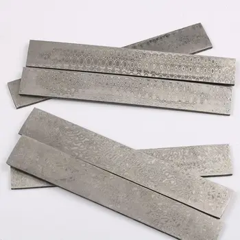 Skutočné Damasku Kusu ocele polotovary HRC58 Nôž z ocele DIY Prázdne nôž, takže materiál z Nehrdzavejúcej ocele