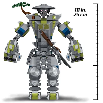 565Pcs Stavebné Bloky Kompatibilné Meche Série Oni Titan Bojovník Roboty Stavebné Bloky Kompatibilné Nastaviť Tehly Hračky pre Deti,