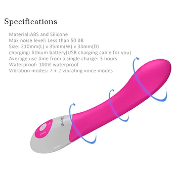 Nalone Sexuálne Hračky pre Ženy USB Rechargable G Mieste Upozorňuje Dospelých Sex Výrobky Vibrátor, Dildo Nepremokavé Zvuk Kontrolu Vibrátory