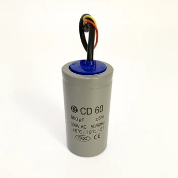 Kiger pozeral kondenzátor CD60,600uf,300V.AC,50/60Hz,-40/70/teploty 21