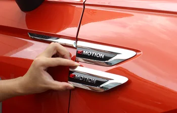 4 Motion 4Motion 4X4 Bočné Krídlo Blatník Znak, Odznak nálepky Výbava originálne Auto Styling pre Volkswagen VW Tiguan Mk2 2016 2017 2018