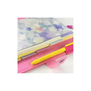 Krásna Špirála notebook Index A5 A6 veľkosť 6 otvorov DIY Vestník Deliče karty stránke vnútorné jadro náplne 5 plechov