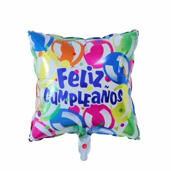 50pc 22 inch Feliz cumpleanos španielsky balón TE AMO hélium ballon happy birthday party svadobné vzduchu globos Valentína baloes