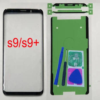 Pre Samsung Galaxy S9 G960 G960F Pôvodné Telefónne Predné Vonkajšie Sklo Panel Pre Samsung S9 Plus G965 G965F Dotykový Displej Náhradné