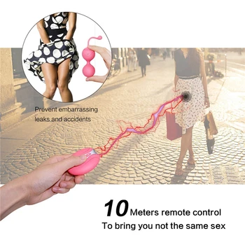 Bezdrôtové Diaľkové Vibrátor Sexuálne Hračky pre Ženy Kegel Gule Geisha Vaginálne Čínske Gule Kegel Simulátor Ben Wa Gule Vaginálne Guľôčky