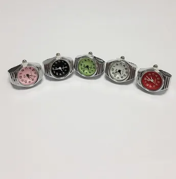 Móda krúžok sledovať obľúbené digitálne hodinky krúžok 5 farieb