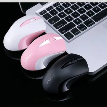 Ružová Počítačovej Myši Roztomilý Hráč Dievča Myši Prenosné Business Myš Bezdrôtová Optická Myš Módne Stlmiť Myš pre Notebook