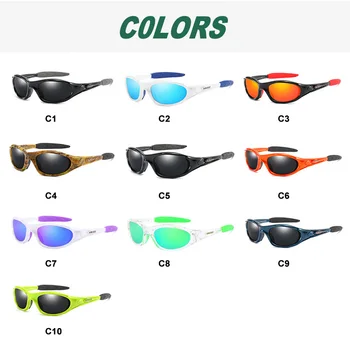 DUBERY Pánske Športové slnečné Okuliare Polarizované Rybolovu, Jazdy Slnečné Okuliare Oválne Okuliare Okuliare Muž Odtiene Zelenej Zrkadlo UV Ochrany
