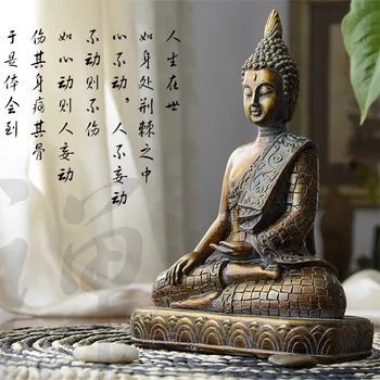 Strongwell Živicové Imitácie Medi Budhizmus Bódhisattva Buddha Šakjamúni Sochu Budhu, Sochu Budhu Hlavu Živice Plavidlá Dekor