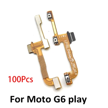 100ks/, Veľa Energie Na Vypnutie Objem Bočné Tlačidlo Tlačidlo Flex Kábel Pre Motorola Moto G6 Hrať Náhradné Diely