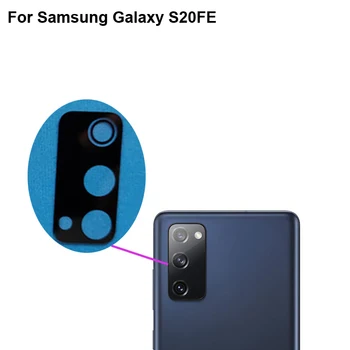Pre Samsung Galaxy S20 FE Bývanie zadné Zadné Sklo Objektívu Fotoaparátu Pre Samsung Galaxy S20FE S 20FE Zadná kamera sklo SM-G7810 Časti
