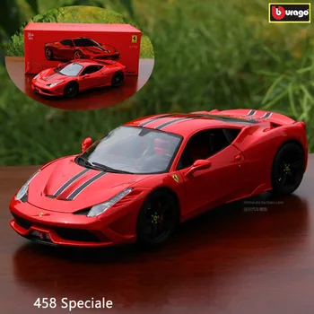 Bburago 1:18 Ferrari 458 SPECIALE auto zliatiny auto model simulácie auto dekorácie kolekcie darček hračka lejacích model chlapec hračka
