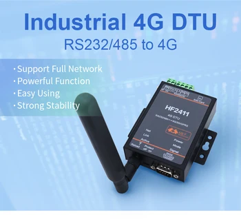 Modbus 4G 3G, GPRS DTU modul jednotky obojsmerný transparentné prenosu RS485 RS2324g LTE dtu bezdrôtové dátové zariadenia
