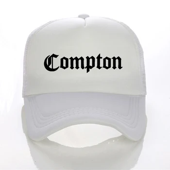 Nové Compton Tlač šiltovku Módne nastaviteľné Oka Mužov Čiapky Traker Klobúk Ženy Klobúky hop snapback klobúk kosti gorras