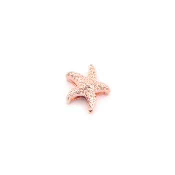 Somsoar Šperky Hviezdice List Charms Tichom série nosenie Oka 10 mm Náramok a Kožené Zábal Náramok ako Pláži Dievčatá 10pcs/veľa