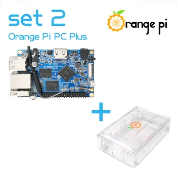 Orange Pi PC Plus+Priehľadný ABS Prípade, Beh Android 4.4, Ubuntu, Debian Obrázok