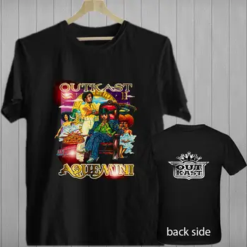 Outkast Aquemini Rap, Hip Hop Hudby skladby albumu black t-shirt košele tee XS-3XL Print T shirt Letné Krátke