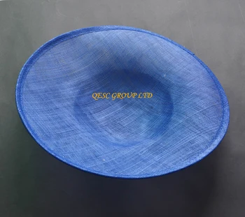 NOVÉ Kráľovská modrá fascinator base sinamay klobúk pre Kentucky derby.