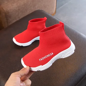 Jar Nové módne čistý priedušná rekreačný šport bežecká obuv pre dievčatá topánky pre chlapcov značky deti topánky