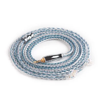 Yinyoo 16 Core Silver Plated Kábel 2.5/3.5/4.4 mm Vyvážené Kábel forZSN ZS10 PRO ZSX V90 BLON BL-03 BL-05 BL05