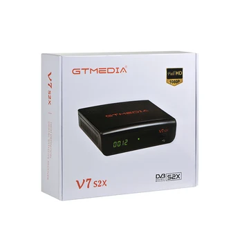 Nové GTMEDIA V7S2X HD 1080P Podpora DVB-S/S2/S2X AVS+,VCM/ACM/multi-stream/T2MI BISS auto roll, aktualizácia z V7S